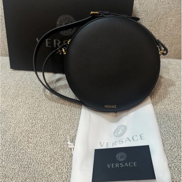 Versace NWT La Medusa Disco Bag in Black, Dust Bag - Picture 3 of 4